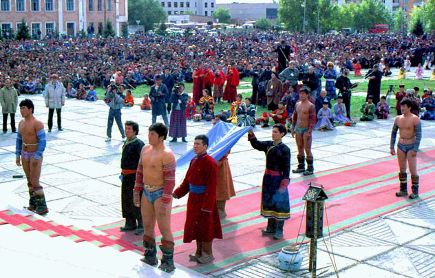 Речь Далай-ламы на на центральной площади г.Кызыла