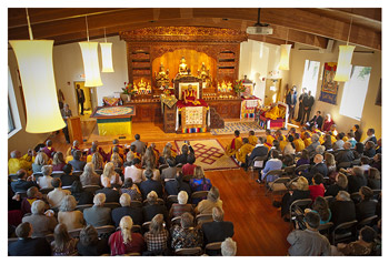 Далай-лама освятил новый храм института Дрепунг Лоселинг в Атланте