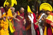 Его Святейшство Далай-лама прибыл в монастырь Дрепунг Лоселинг в Атланте, 16 октября 2010 г.