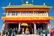 Его Святейшество Далай-лама обращается к тибетцам в Равангле, Сикким, Индия, 18 декабря 2010. Фото Тензин Чойджор (Офис ЕСДЛ)