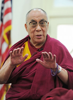 Далай-лама провел пресс-конференцию для журналистов в Ньюарке