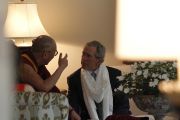 Его Святейшество Далай-лама и президент Дж. У. Буш в его резиденции. Даллас, штат Техас. 10 мая 2011. Фото: Layne Murdoch