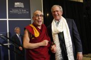 Его Святейшество Далай-лама и президент Дж.У.Буш в президентском центре. Даллас, штат Техас. 10 мая 2011. Фото: Layne Murdoch