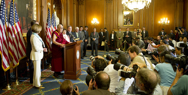 Спикер Джон Бонер и лидеры конгресса США встретились с Его Святейшеством Далай-ламой