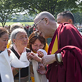 Во время публичной лекции на Капитолийском холме Далай-лама говорил о важности внутреннего умиротворения