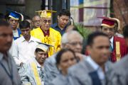 Его Святейшество Далай-лама в Национальном открытом университете имени Индиры Ганди. Дели, Индия. 5 сентября 2011. Фото: Тензин Чойджор (Офис ЕСДЛ)