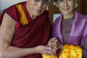 Его Святейшество Далай-лама с Аун Сан Су Джи в Лондоне, Великобритания. 19 июня 2012 г. Фото: Джереми Рассел (Офис ЕСДЛ)