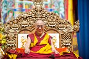 Его Святейшество Далай-лама во время учений в Милане, Италия. 27 июня 2012 г. Фото: Тензин Чойджор (Оифс ЕСДЛ)