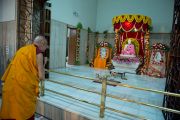 Его Святейшество Далай-лама в храме Шри Рамакришны. Дели, Индия. 11 сентября 2012 г. Фото: Тензин Чойджор (Офис ЕСДЛ)