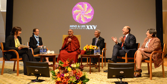 Его Святейшество Далай-лама принял участие в конференции института "Ум и жизнь" в Нью-Йорке
