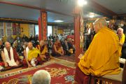 Его Святейшество Далай-лама обращается к своим тибетцам в буддийском цетнре Курукулла. Медфорд, штат Массачусетс, США. 16 октября 2012 г. Форо: Sonam Zoksang