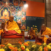 Второй день учений Его Святейшества Далай-ламы для буддистов из России