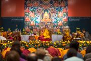 Его Святейшество Далай-лама дарует учения для российских буддистов в Нью-Дели, Индия. 26 декабря 2012 г. Фото: Тензин Чойджор (Офис ЕСДЛ)