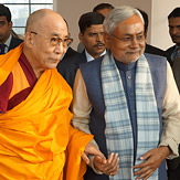 В Патне Его Святейшество Далай-лама был гостем главного министра штата Бихар