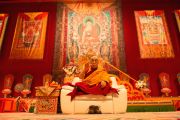 Его Святейшество Далай-лама дарует учения по тексту Атиши "Светоч на пути к просветлению". Фрайбург, Швейцария. 13 апреля 2013 г. Фото: Manuel Bauer