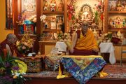 Его Святейшество Далай-лама во время посещения института Дрепунг Гоманг. Луисвилль, штат Кентукки, США. 19 мая 2013 г. Фото: Джереми Рассел (офис ЕСДЛ)