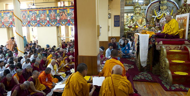 Первый день учений по поэме Шантидевы “Вступление на путь бодхисаттвы” в Дхарамсале