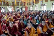 Во время предварительного посвящения Ямантаки в монастыре Дзонкар Чоде в тибетском поселении Хунсур. Карнатака, Индия. 12 июля 2013 г. Фото: Тензин Такла (офис ЕСДЛ)