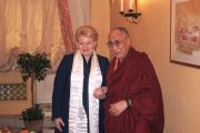 Его Святейшество Далай-лама с президентом Литвы Далей Грибаускайте. Вильнюс, Литва. 11 сентября 2013 г. Фото: офис президента Литвы