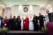 Его Святейшество Далай-лама и священнослужители различных религий в Королевском католическом университете. Мехико, Мексика. 12 октября 2013 г. Фото: Оскар Фернандес