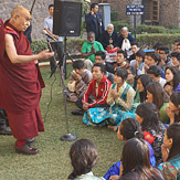 В Дели Далай-лама побеседовал с тибетскими студентами и дал интервью монгольскому телевидению