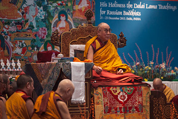 В Нью-Дели прошел первый день учений для российских буддистов