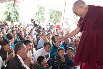 Далай-лама прибыл в Гондию с трехдневным визитом