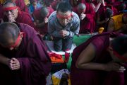 Зкалючительный день учений Его Святейшества Далай-ламы в монастыре Сера Чже, посвящение Авалокитешвары. Билакуппе, штат Карнатака, Индия. 3 января 2014 г. Фото: Тензин Чойджор (офис ЕСДЛ)