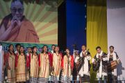 Музыканты исполняют национальные песни в завершение межрелигиозной встречи. Шиллонг, штат Мегхалая, Индия. 5 февраля 2014 г. Фото: Тензин Чойджор (офис ЕСДЛ)