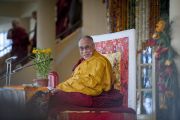 Его Святейшество Далай-лама дарует учения в главном тибетском храме. Дхарамсала, Индия. 16 марта 2014 г. Фото: Тензин Чойджор (офис ЕСДЛ)
