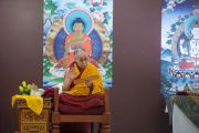 Его Святейшество Далай-лама дарует учения по основам буддизма. Дели, Индия. 22 марта 2014 г. Фото: Тензин Чойджор (офис ЕСДЛ)