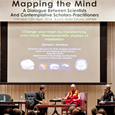 В Киото Далай-лама принял участие в первом дне конференции, посвященной составлению «карты ума»