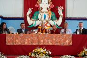 Его Святейшество Далай-лама на пресс-конференции в Институте ламы Цонкапы в Помае. Тоскана, Италия. 12 июня 2014 г. Фото: Оливье Адам