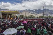 Второй день учений Его Святейшества Далай-ламы в Падуме. Занскар, штат Джамму и Кашмир, Индия. 24 июня 2014 г. Фото: Тензин Чойджор (офис ЕСДЛ)