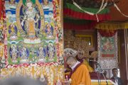 Заключительный день учений Его Святейшества Далай-ламы в Падуме. Посвящение Авалокитешвары. Занскар, штат Джамму и Кашмир, Индия. Фото: Тензин Чойджор (офис ЕСДЛ)