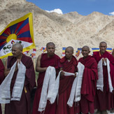Его Святейшество Далай-лама приехал из Леха в монастырь Ликир