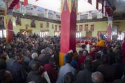 Его Святейшество Далай-лама в храме Джокханг в Лехе. Ладак, штат Джамму и Кашмир, Индия. 29 июня 2014 г. Фото: Тензин Чойджор (офис ЕСДЛ)
