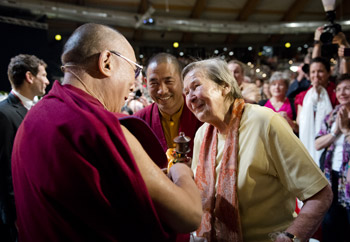 Его Святейшество Далай-лама выразил соболезнования в связи с кончиной Амы Вигер
