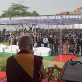 Далай-лама прочел лекцию в Университете им. Джавахарлала Неру