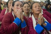 Жители штата Аруначал-Прадеш на церемонии, посвященной 55-летию со дня первых учений, дарованных Далай-ламой в изгнании в Таванге. Мундгод, Индия. 26 декабря 2014 г. Фото: Тензин Чойджор (офис ЕСДЛ)