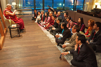 Далай-лама встретился с тибетцами в Тронхейме и Копенгагене