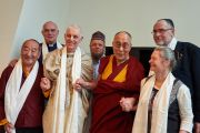 Его Святейшество Далай-лама с датскими религиозными лидерами. Дания, Копенгаген. 11 февраля 2015 г. Фото: Оливье Адам.