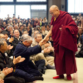 Далай-лама прочел публичную лекцию в храме Соудзи в Токио