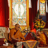 Заключительный день учений Далай-ламы в Леуре