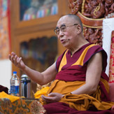 Далай-лама провел предварительные учения в тантрическом монастыре Гьюдмед