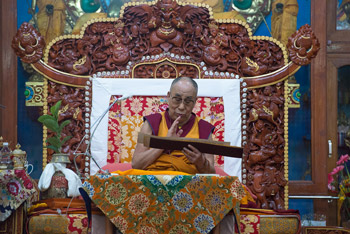 Далай-лама провел предварительное посвящение Гухьясамаджи