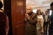 Шри Л. К. Адвани, бывший заместитель премьер-министра Индии, на встрече в гостинице Оберой в честь прошедшего 80-летия Его Святейшества Далай-ламы. Дели, Индия. 4 января 2016 г. Фото: Тензин Чойджор (офис ЕСДЛ)