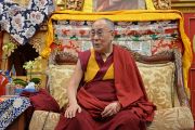 Его Святейшество Далай-лама читает лекцию в храме буддийского центра "Олений парк". Орегон, штат Висконсин, США. 6 марта 2016 г. Фото: Шераб Лхацанг