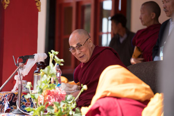 Далай-лама посетил монастырь Дактхок в Ладаке