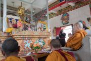 Его Святейшество Далай-лама возглавляет ритуал в монастыре Зангдок Палри. Ладак, штат Джамму и Кашмир, Индия. 7 августа 2016 г. Фото: Тензин Чойджор (офис ЕСДЛ)